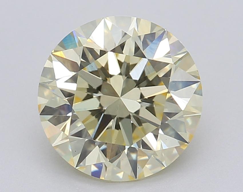 2.04 Ct. Fancy Light Yellow Round Lab Grown Diamond