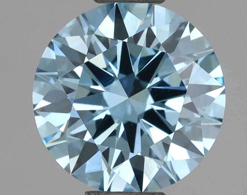 1.48 Ct. Fancy Vivid  Blue Round Lab Grown Diamond