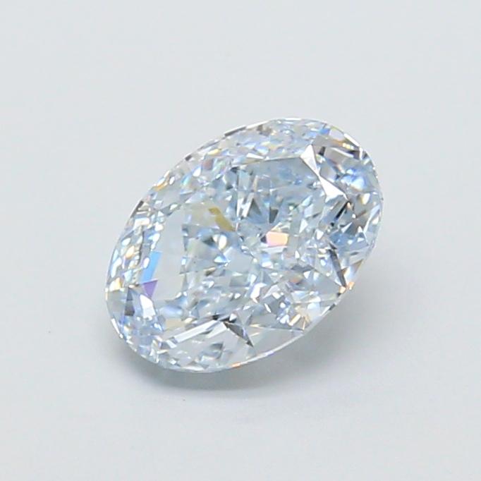 1.32 Ct. Fancy Intense  Blue Oval Lab Grown Diamond