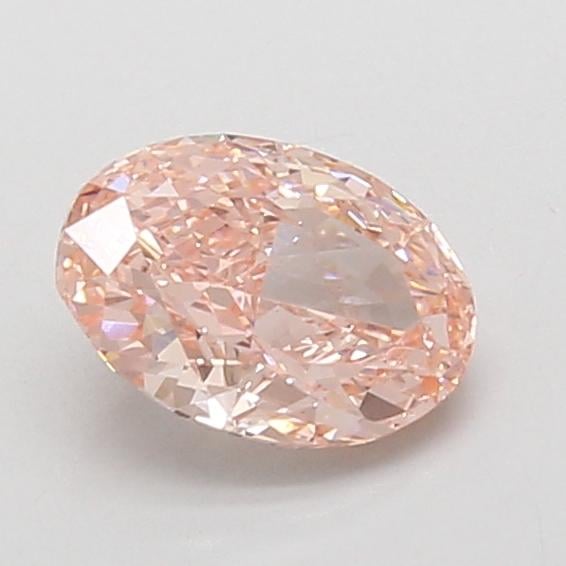 1.04 Ct. Fancy Vivid Pink Oval Lab Grown Diamond