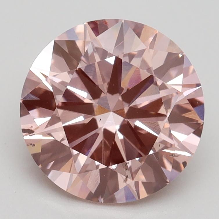 2.20 Ct. Fancy Intense Pink Round Lab Grown Diamond