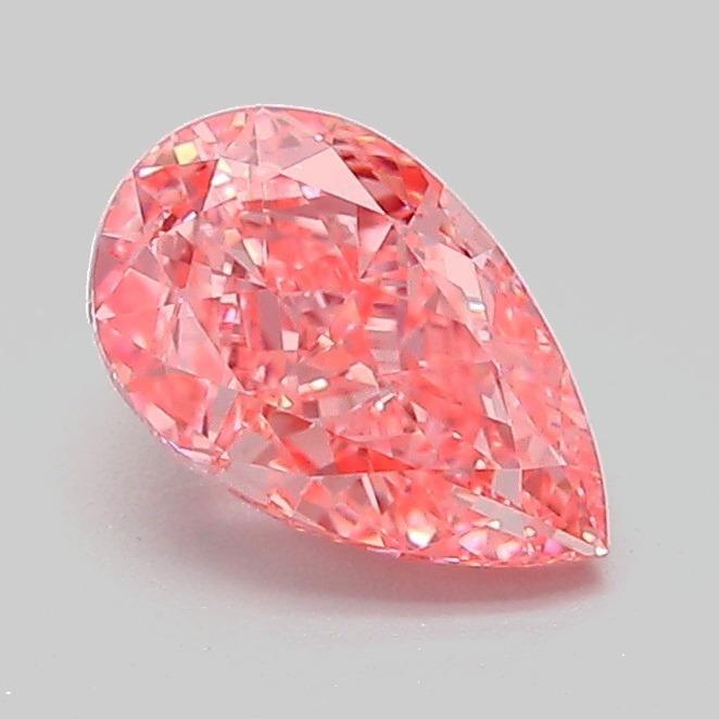 1.06 Ct. Fancy Vivid Pink Pear Lab Grown Diamond