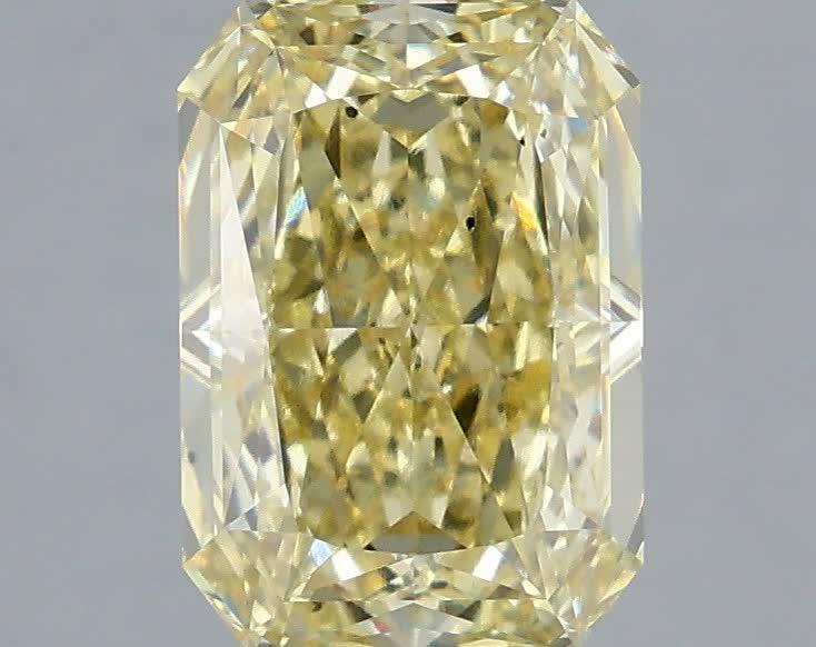 2.59 Ct. Fancy Intense Yellow Radiant Lab Grown Diamond