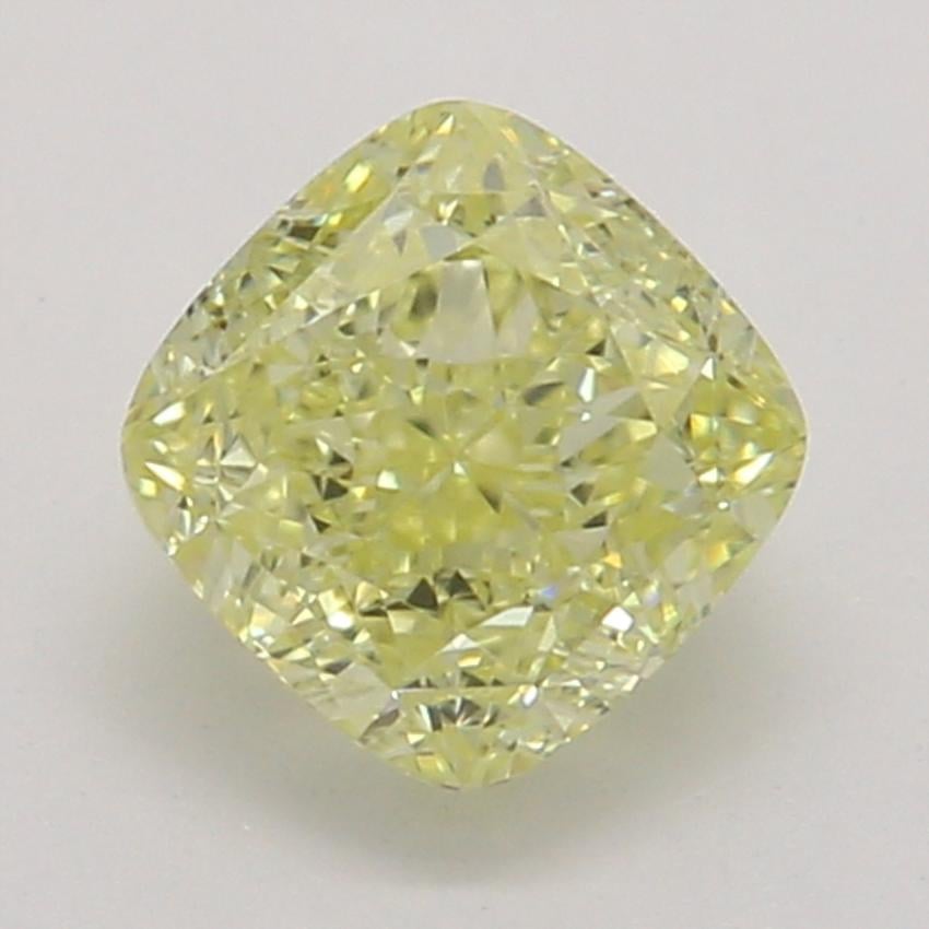 0.51 Ct. Fancy Yellow Cushion Diamond