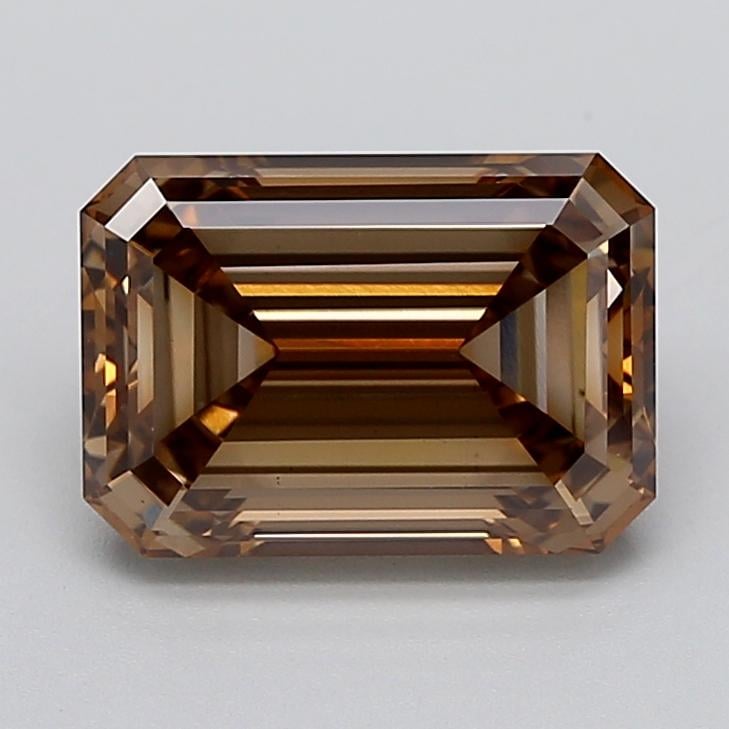 4.03 Ct. Fancy  Brown Emerald Lab Grown Diamond