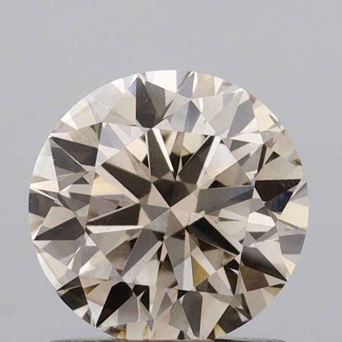 1.04 Ct. Light Brown Round Lab Grown Diamond