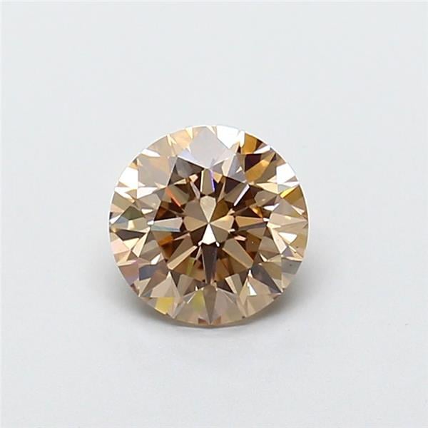 1.05 Ct. Light Brown Round Lab Grown Diamond