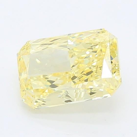 1.09 Ct. Fancy Vivid Yellow Radiant Lab Grown Diamond