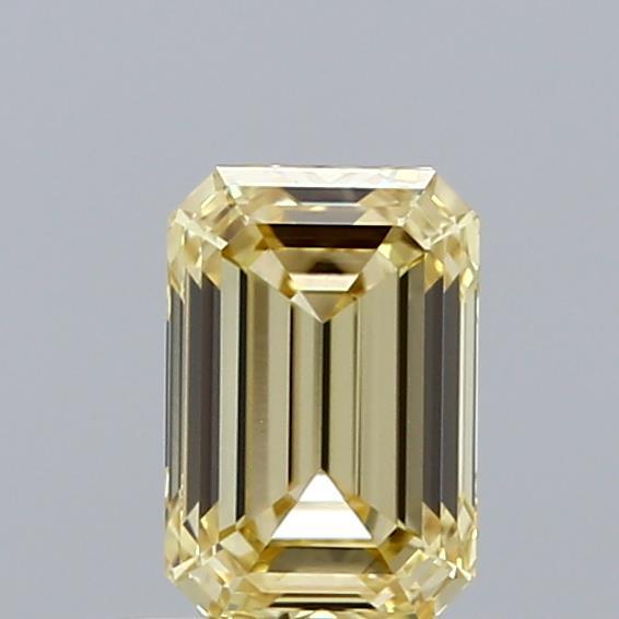 0.94 Ct. Fancy Yellow Emerald Lab Grown Diamond
