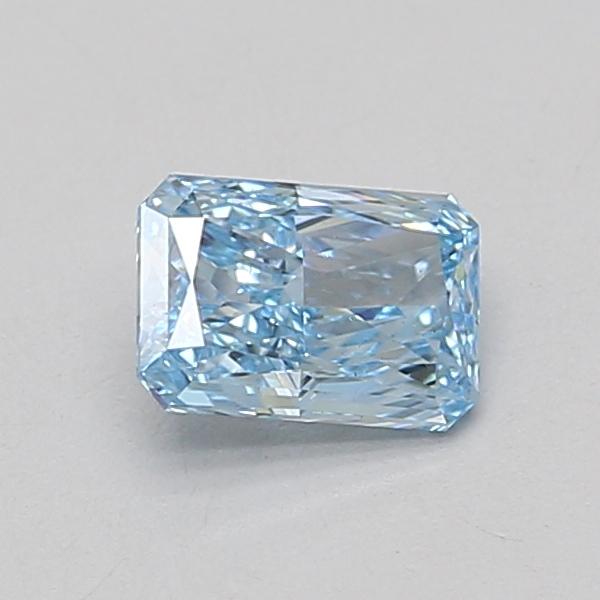 0.78 Ct. Fancy Vivid Blue Radiant Lab Grown Diamond