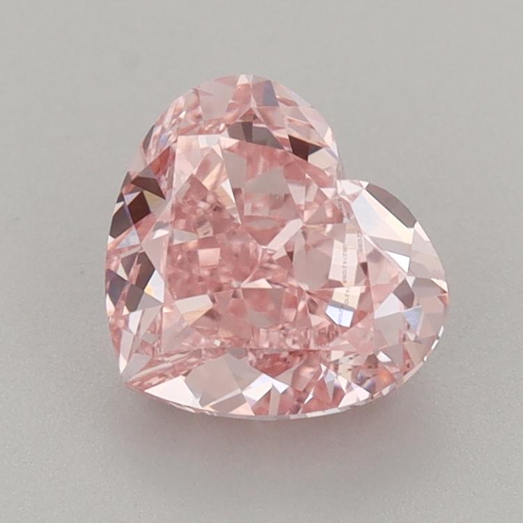 1.60 Ct. Fancy Vivid  Pink Heart Lab Grown Diamond