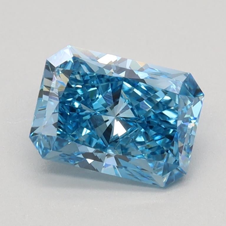 1.02 Ct. Fancy Vivid Blue Radiant Lab Grown Diamond