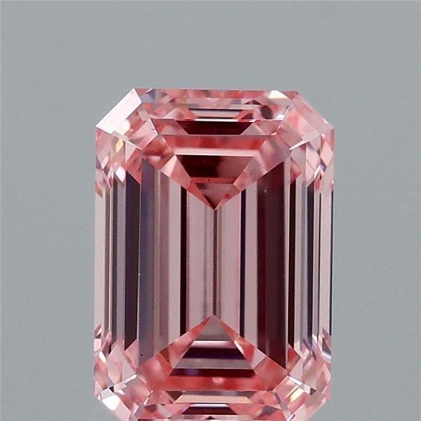 1.58 Ct. Fancy Vivid Pink Emerald Lab Grown Diamond