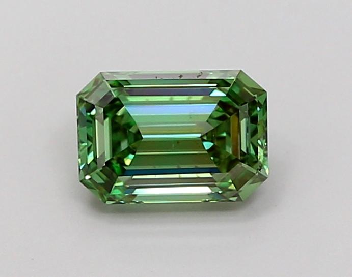 1.07 Ct. Fancy Vivid Green Emerald Lab Grown Diamond