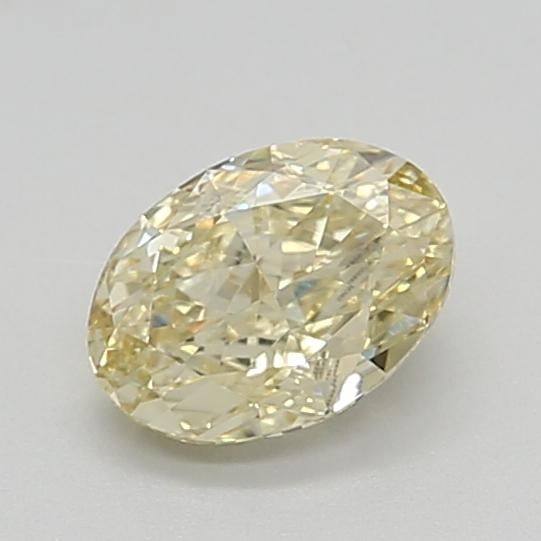 1.06 Ct. Fancy Intense  Yellow Oval Lab Grown Diamond
