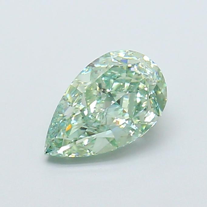 1.14 Ct. Fancy Intense Green Pear Lab Grown Diamond