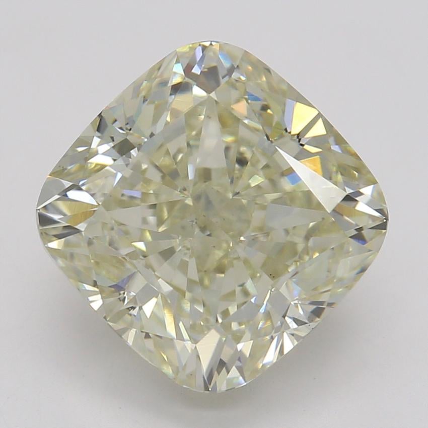3.02 Ct. Fancy Light Brownish Yellow Cushion Diamond