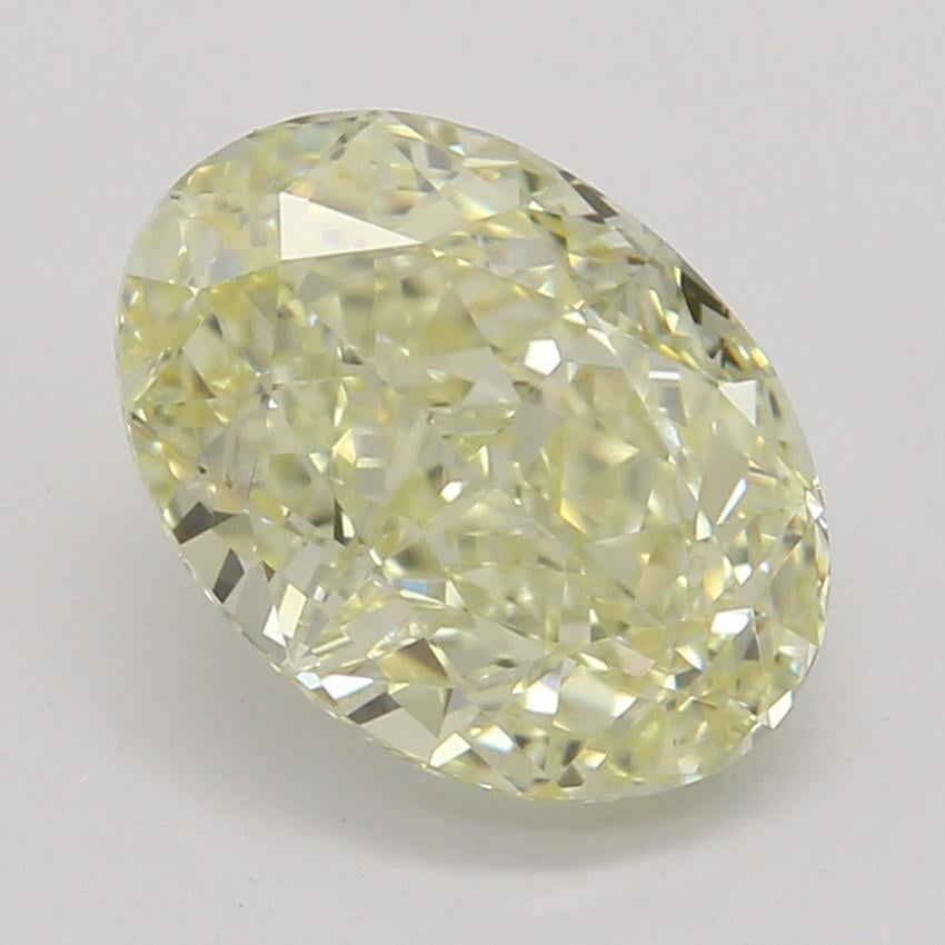 1.30 Ct. Fancy Light Yellow Oval Diamond