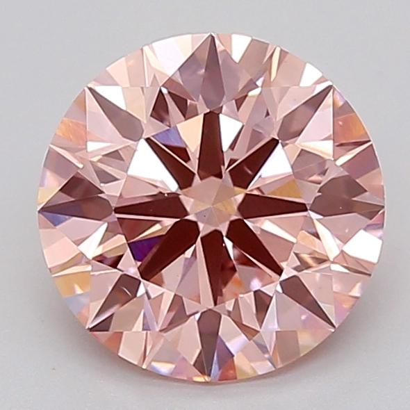 3.02 Ct. Fancy Intense  Pink Round Lab Grown Diamond