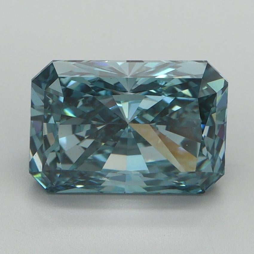 2.98 Ct. Fancy Vivid Blue Radiant Lab Grown Diamond