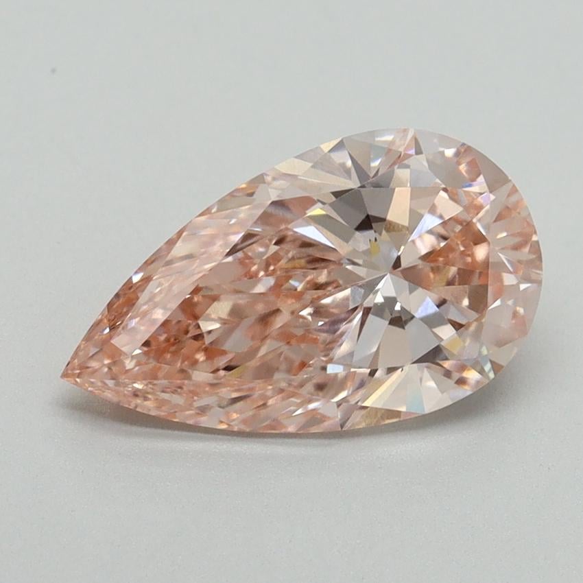 2.03 Ct. Fancy Intense Pink Pear Lab Grown Diamond