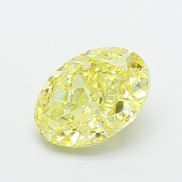 2.04 Ct. Fancy Yellow Oval Lab Grown Diamond