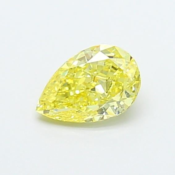 0.56 Ct. Fancy Yellow Pear Lab Grown Diamond