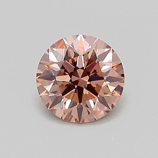 0.53 Ct. Fancy Light  Brown Round Lab Grown Diamond