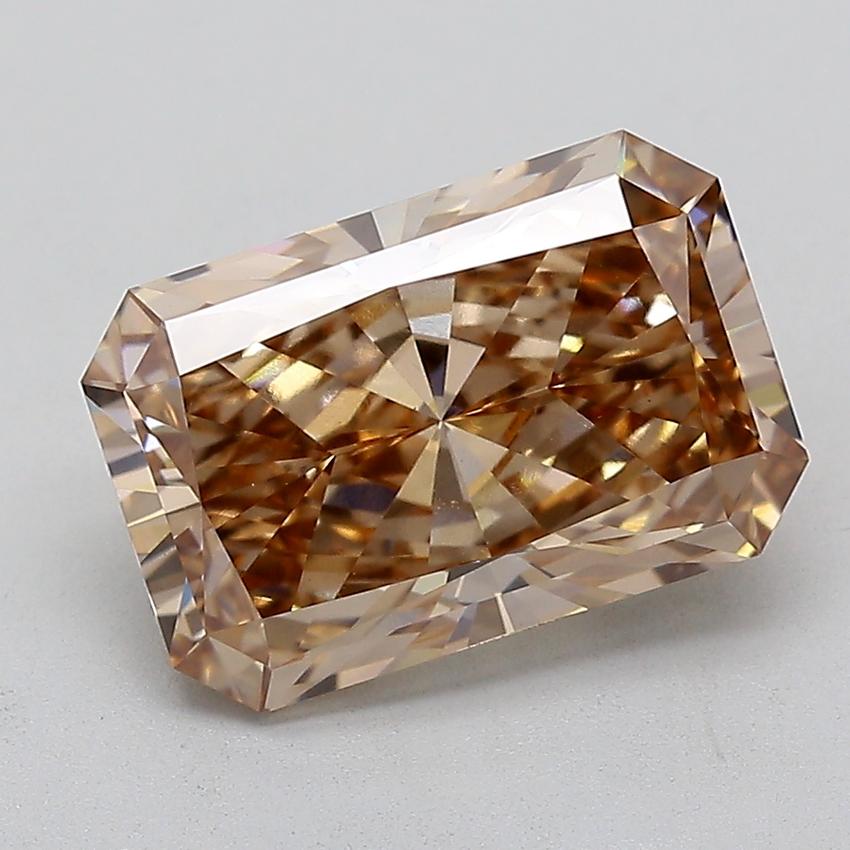 4.52 Ct. Fancy  Brown Radiant Lab Grown Diamond