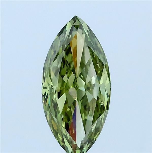 0.81 Ct. Fancy Green Marquise Lab Grown Diamond