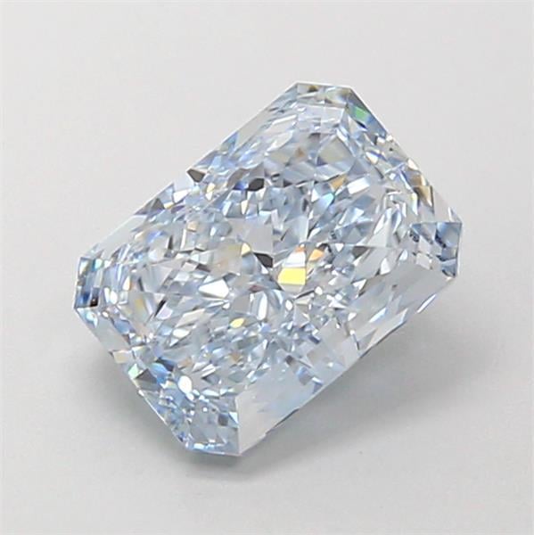 1.60 Ct. Fancy Intense Blue Radiant Lab Grown Diamond
