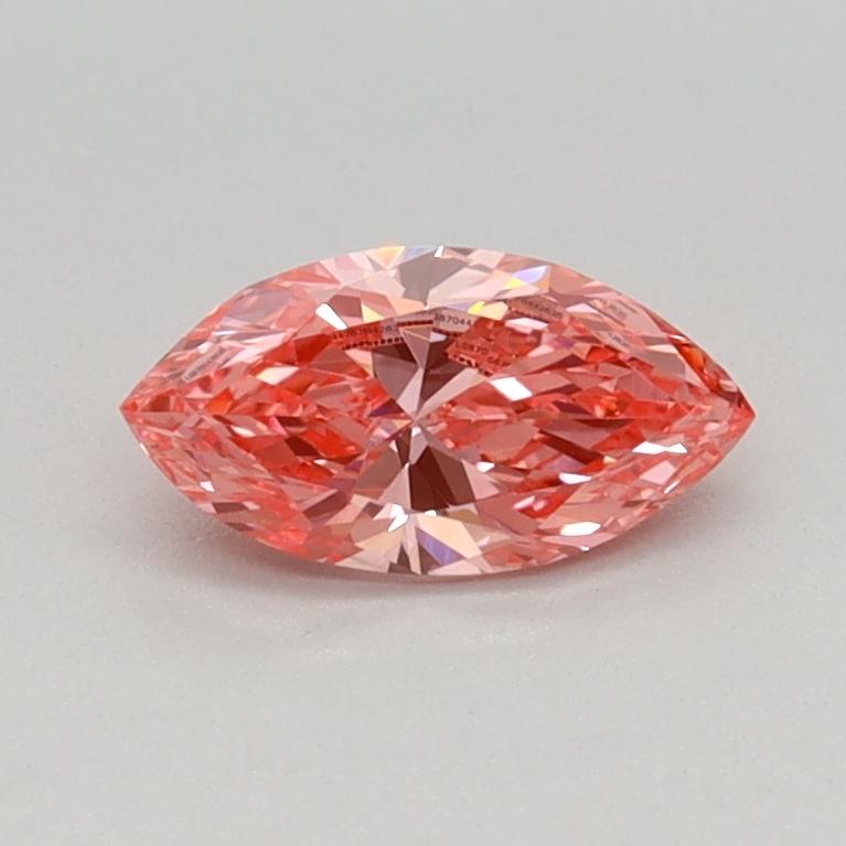 0.32 Ct. Fancy Vivid Pink Marquise Lab Grown Diamond