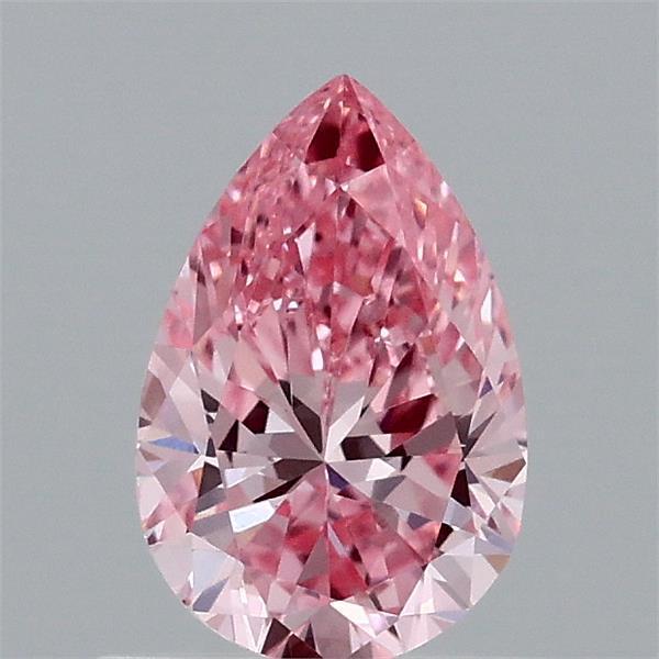 0.74 Ct. Fancy Vivid Pink Pear Lab Grown Diamond