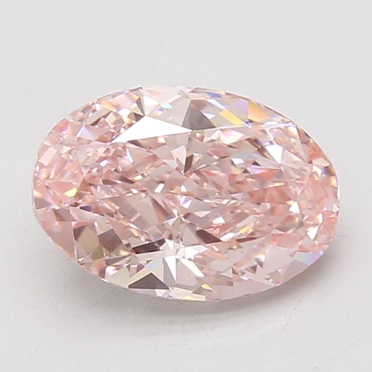 3.03 Ct. Fancy Vivid Pink Oval Lab Grown Diamond
