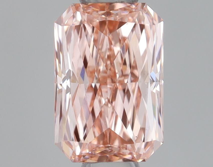 0.57 Ct. Fancy Intense Pink Radiant Lab Grown Diamond