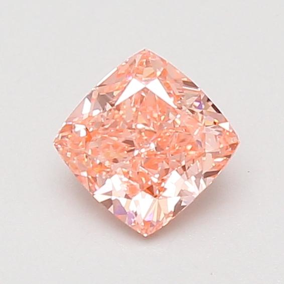 0.80 Ct. Fancy Vivid Pink Cushion Lab Grown Diamond
