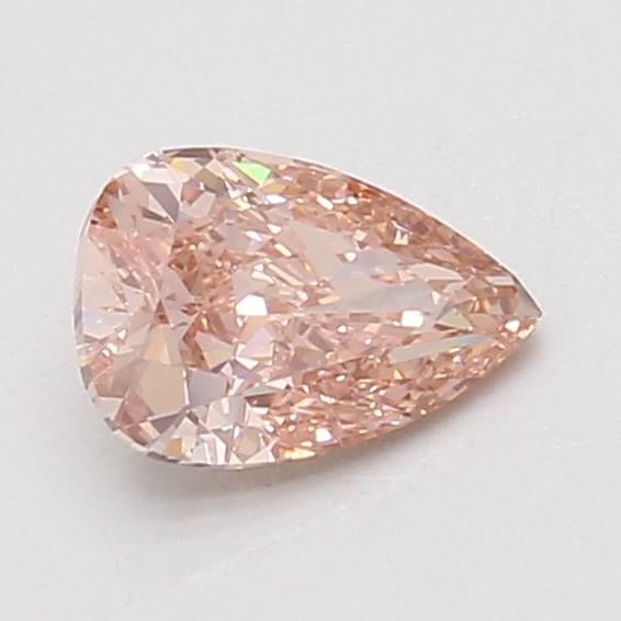 0.91 Ct. Fancy Vivid Pink Pear Lab Grown Diamond