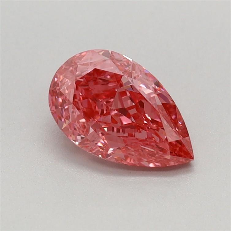 0.64 Ct. Fancy Vivid Pink Pear Lab Grown Diamond