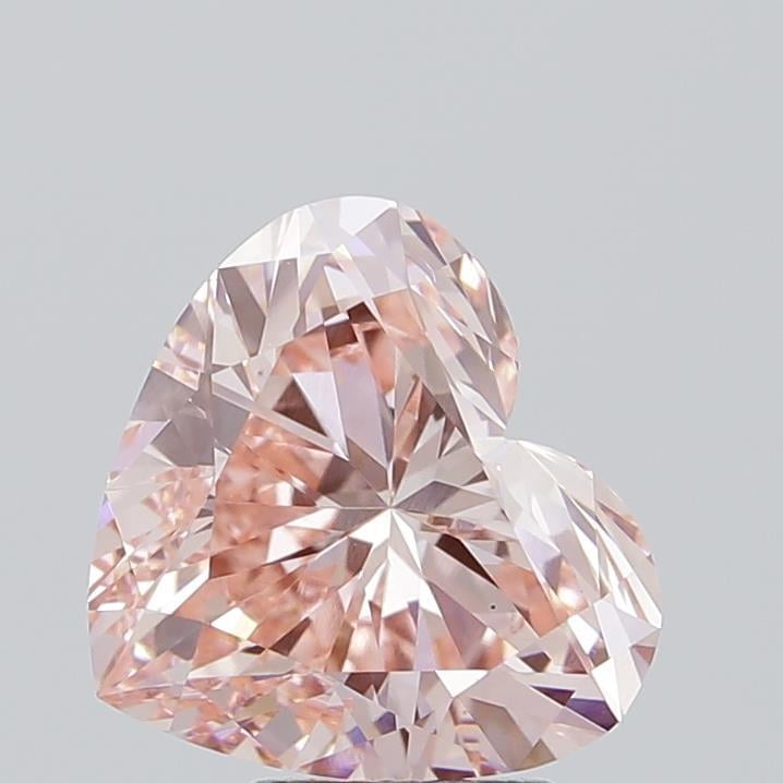 4.01 Ct. Fancy Vivid Pink Heart Lab Grown Diamond