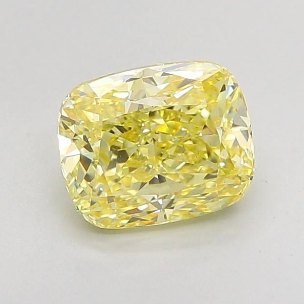 2.02 Ct. Fancy None Yellow Cushion Lab Grown Diamond