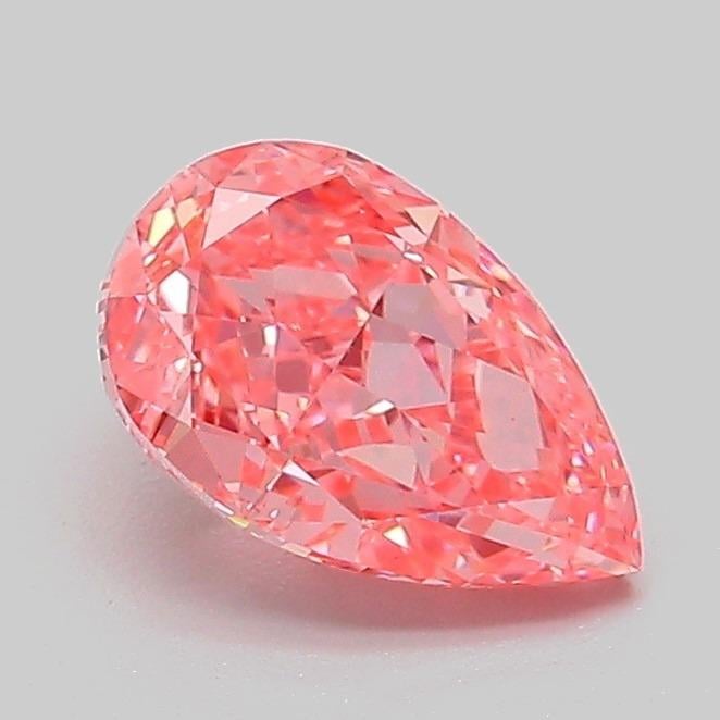 1.08 Ct. Fancy Vivid Pink Pear Lab Grown Diamond