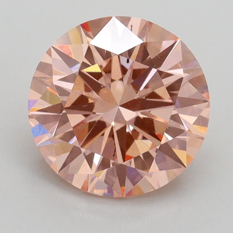 2.09 Ct. Fancy Intense Pink Round Lab Grown Diamond