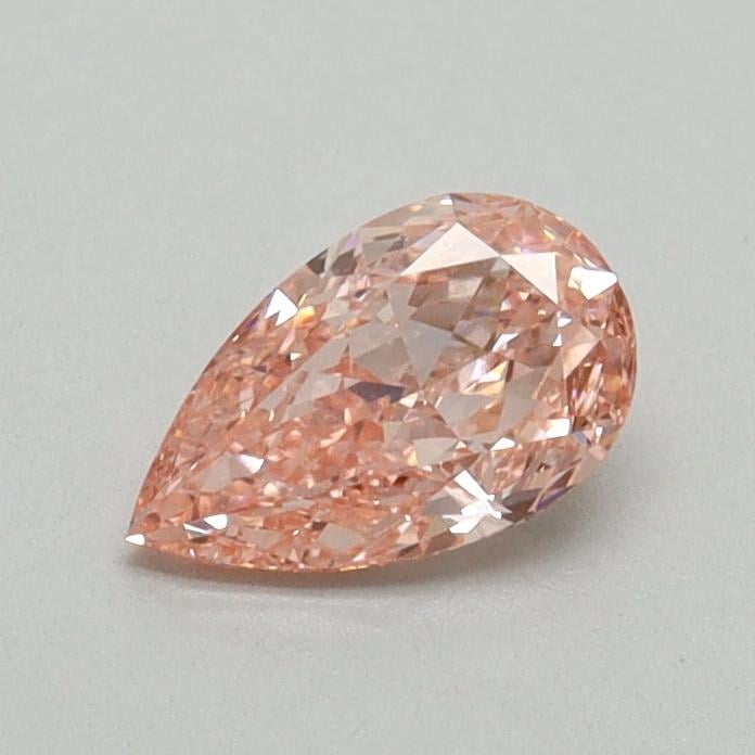 0.50 Ct. Fancy Vivid Pink Pear Lab Grown Diamond