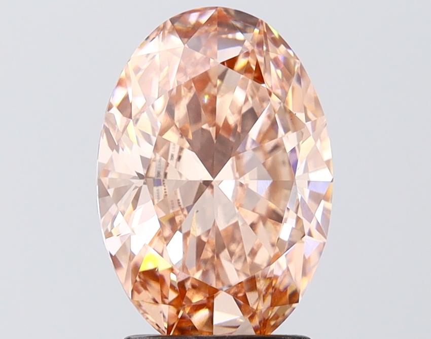 2.23 Ct. Fancy Intense Pink Pink Oval Lab Grown Diamond