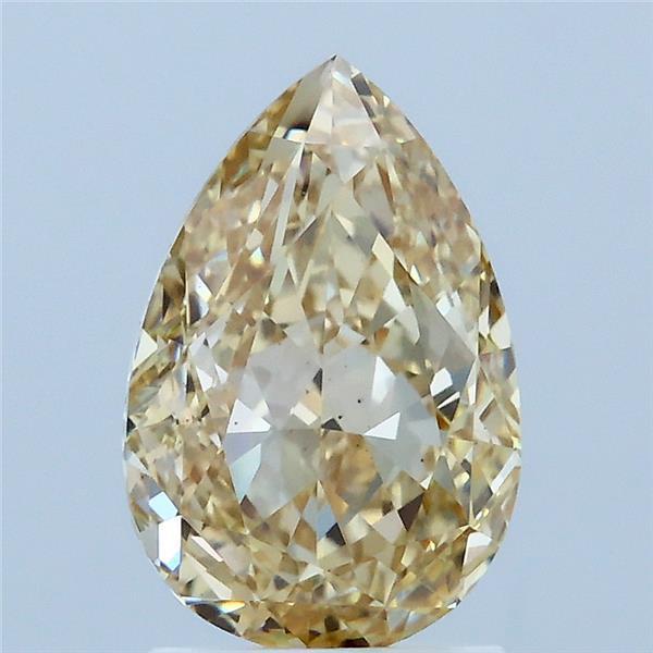 2.04 Ct. Fancy Light Yellow Pear Lab Grown Diamond