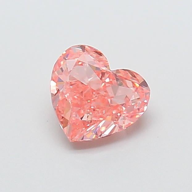 1.03 Ct. Fancy Vivid  Pink Heart Lab Grown Diamond