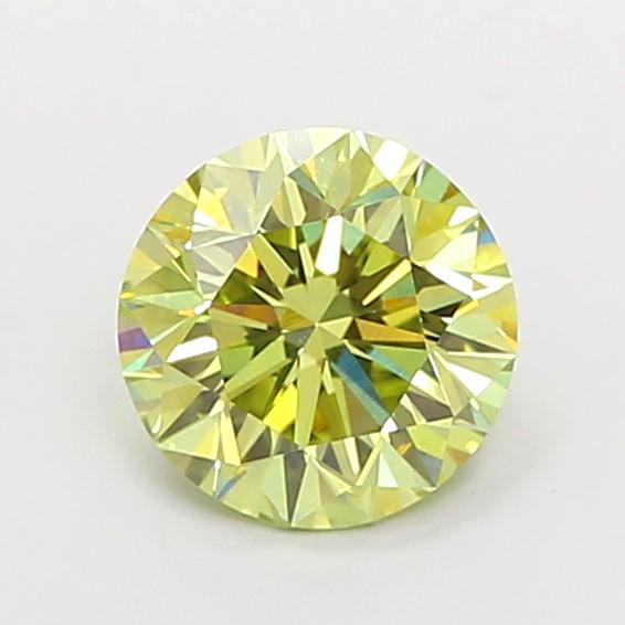 1.50 Ct. Fancy Intense Yellow Round Lab Grown Diamond