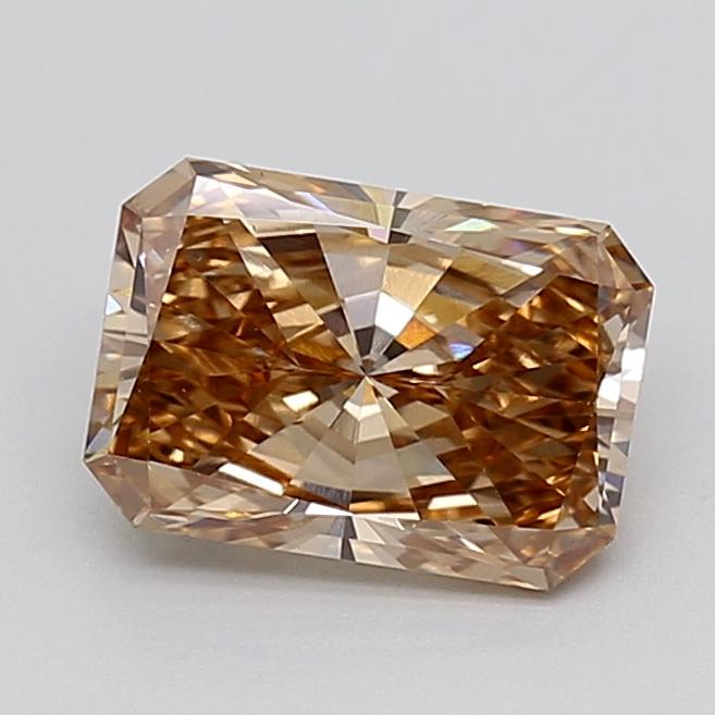 1.89 Ct. Light  Brown Radiant Lab Grown Diamond