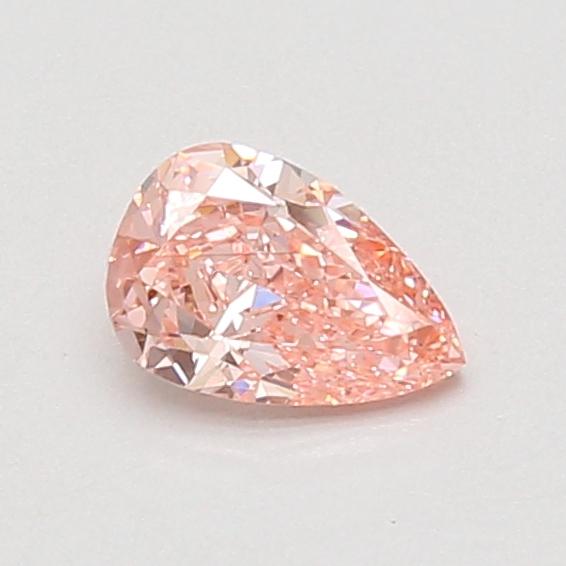 0.54 Ct. Fancy Vivid Pink Pear Lab Grown Diamond