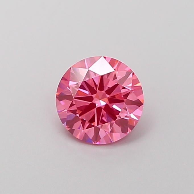 1.00 Ct. Fancy Vivid Pink Round Lab Grown Diamond